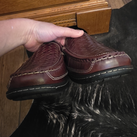 Johnston & Murphy Woven Leather Loafers NWT, Men's 11.5 - Picture 8 of 10